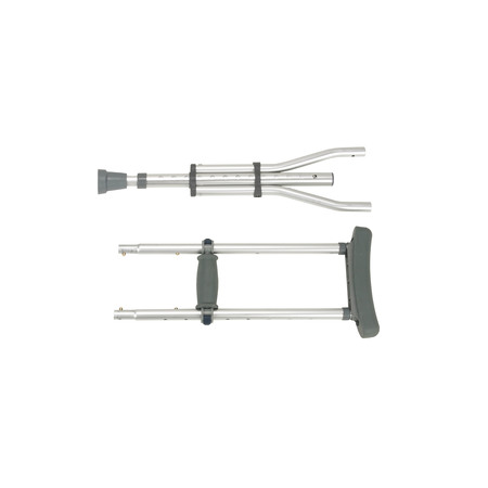 Drive Medical Knock Down Universal Aluminum Crutches, 1 Pair rtl10433